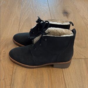 Rebecca Minkoff Black Lace Up Boots